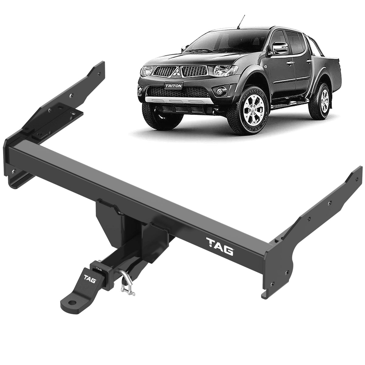 TAG Heavy Duty Towbar for Mitsubishi Triton MN 2009-2015 | 3000kg towing - T4C521