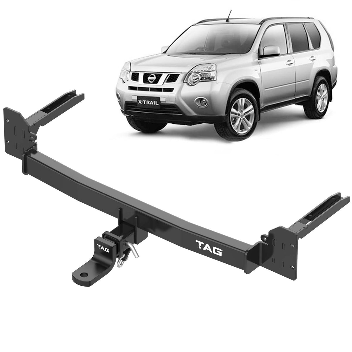 TAG Towbar Heavy Duty for Nissan X-Trail T31 2007-2014 | 2000kg towing - T4D519