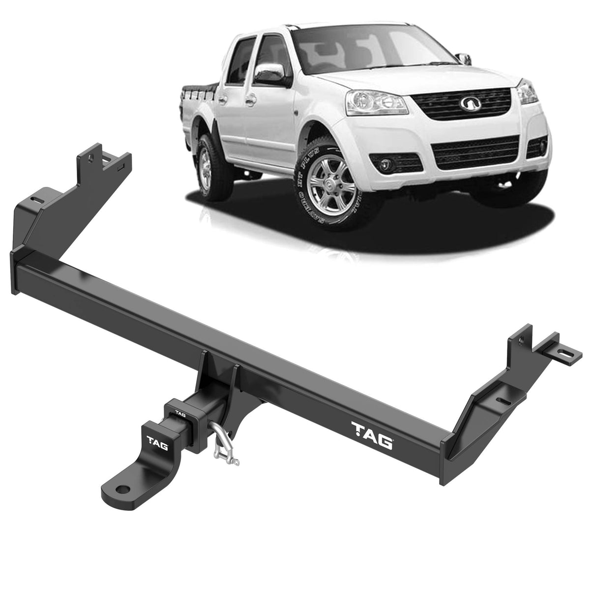 TAG Towbar Heavy Duty for GWM V240 2009-2016, GWM V200 2009-2016 | 2250kg towing - T4G513