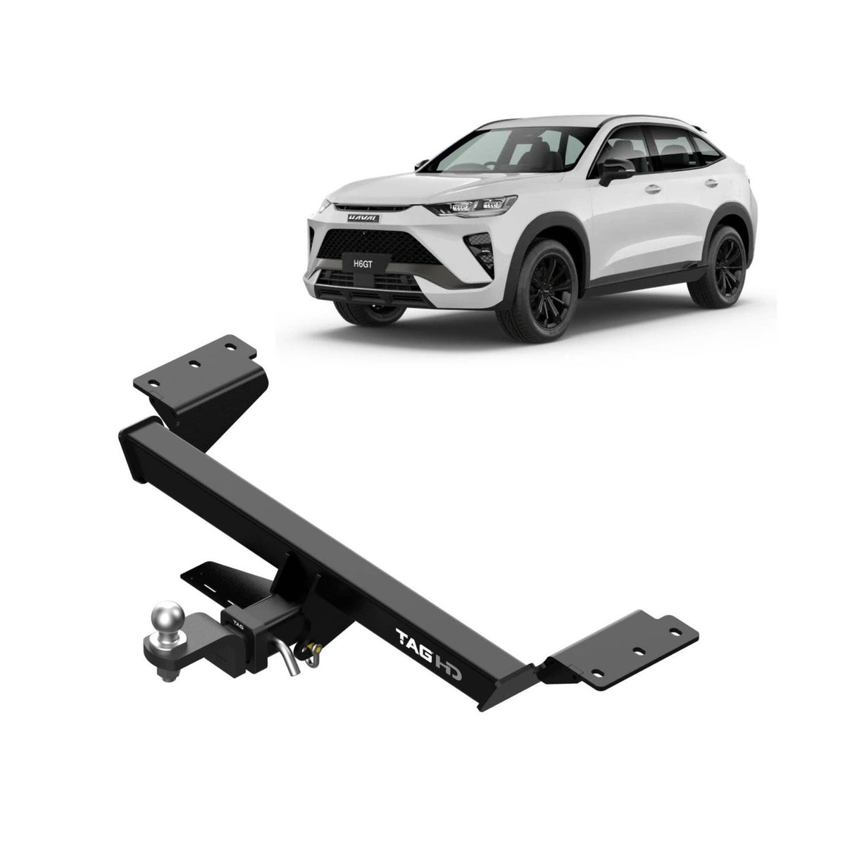 TAG Heavy Duty Towbar for Haval H6 H6GT & All Variants 2021-on | 2000kg towing - T4G859