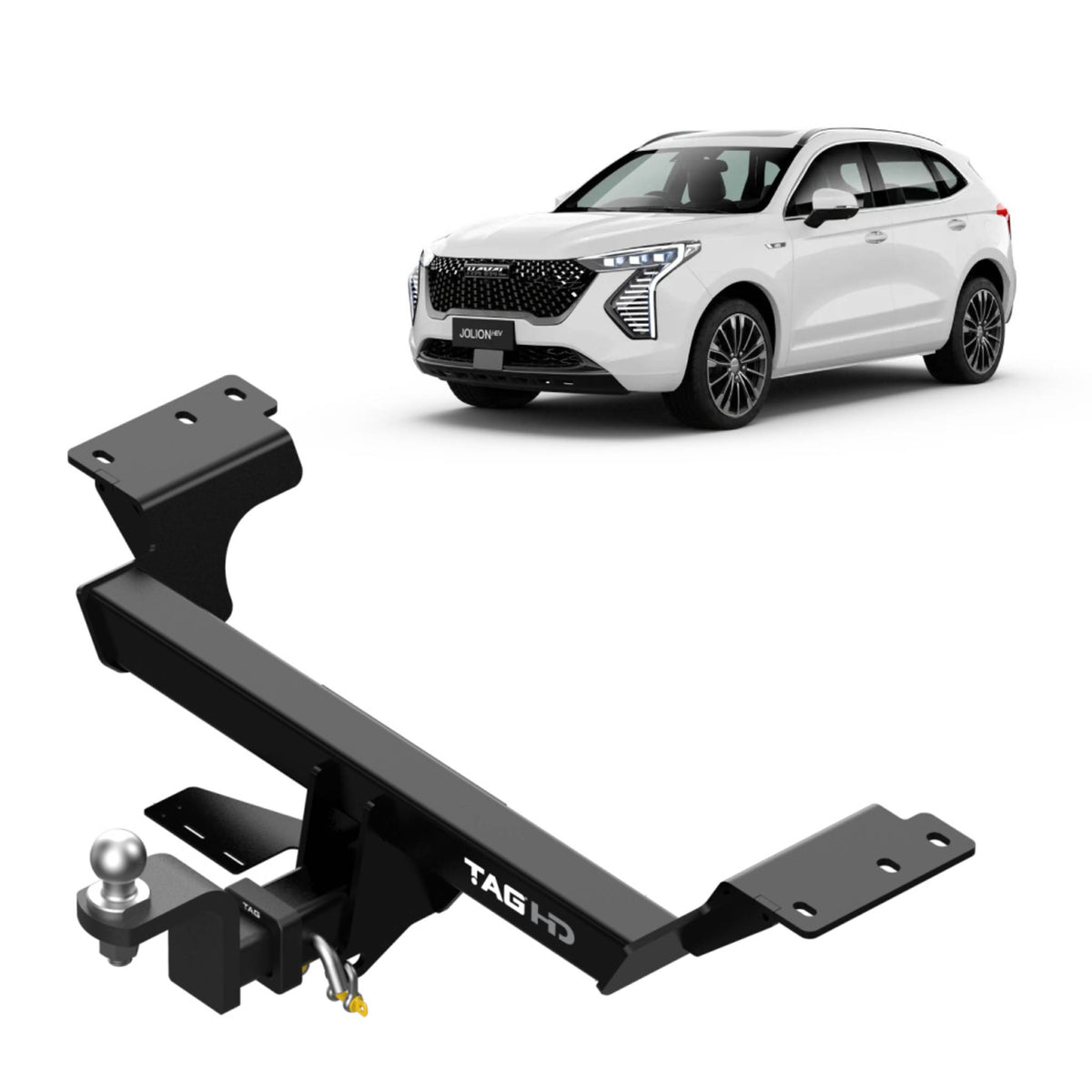 TAG Heavy Duty Towbar & Direct fit Wiring for Haval Jolion HEV Facelift Models 2024-on | 1500kg towing - T4G879-K301