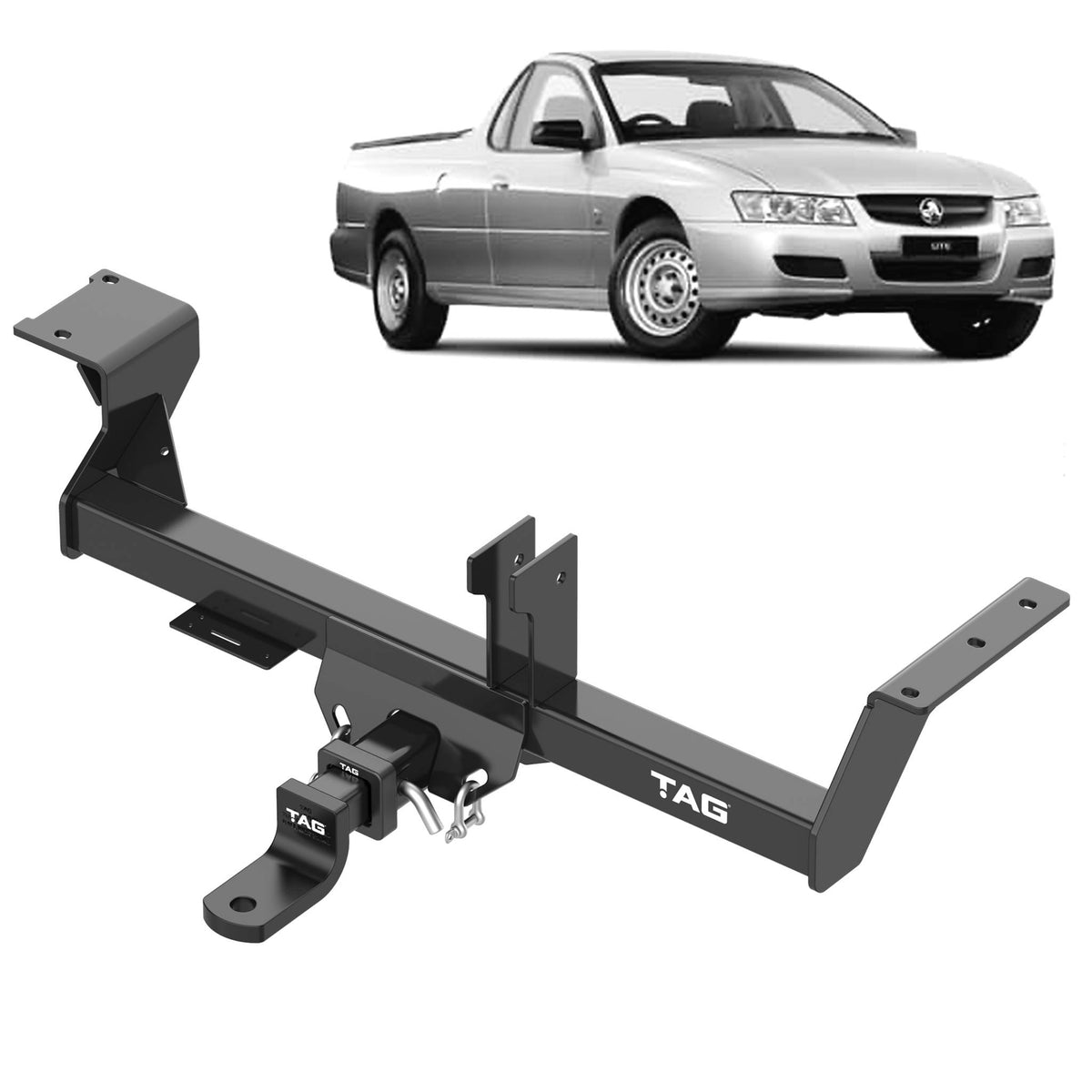 TAG Towbar Heavy Duty for Holden Commodore VU-VZ Ute 2000-2007 | 1600kg towing - T4H409
