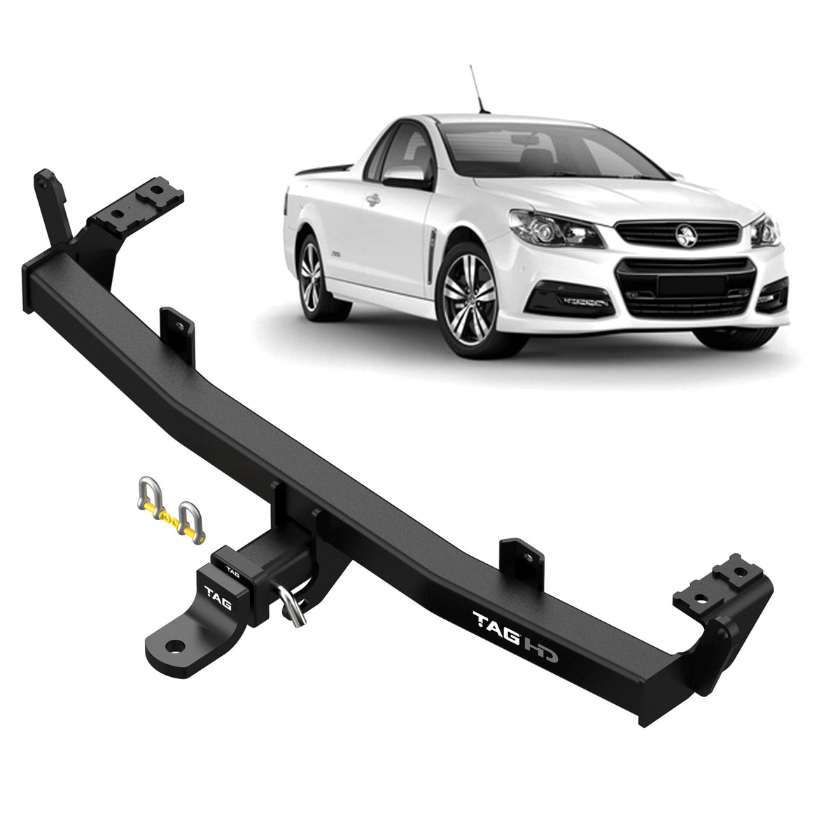 TAG Heavy Duty Towbar for Holden Commodore VE/VF Ute 2007-2017 | 1600kg towing - T4H465