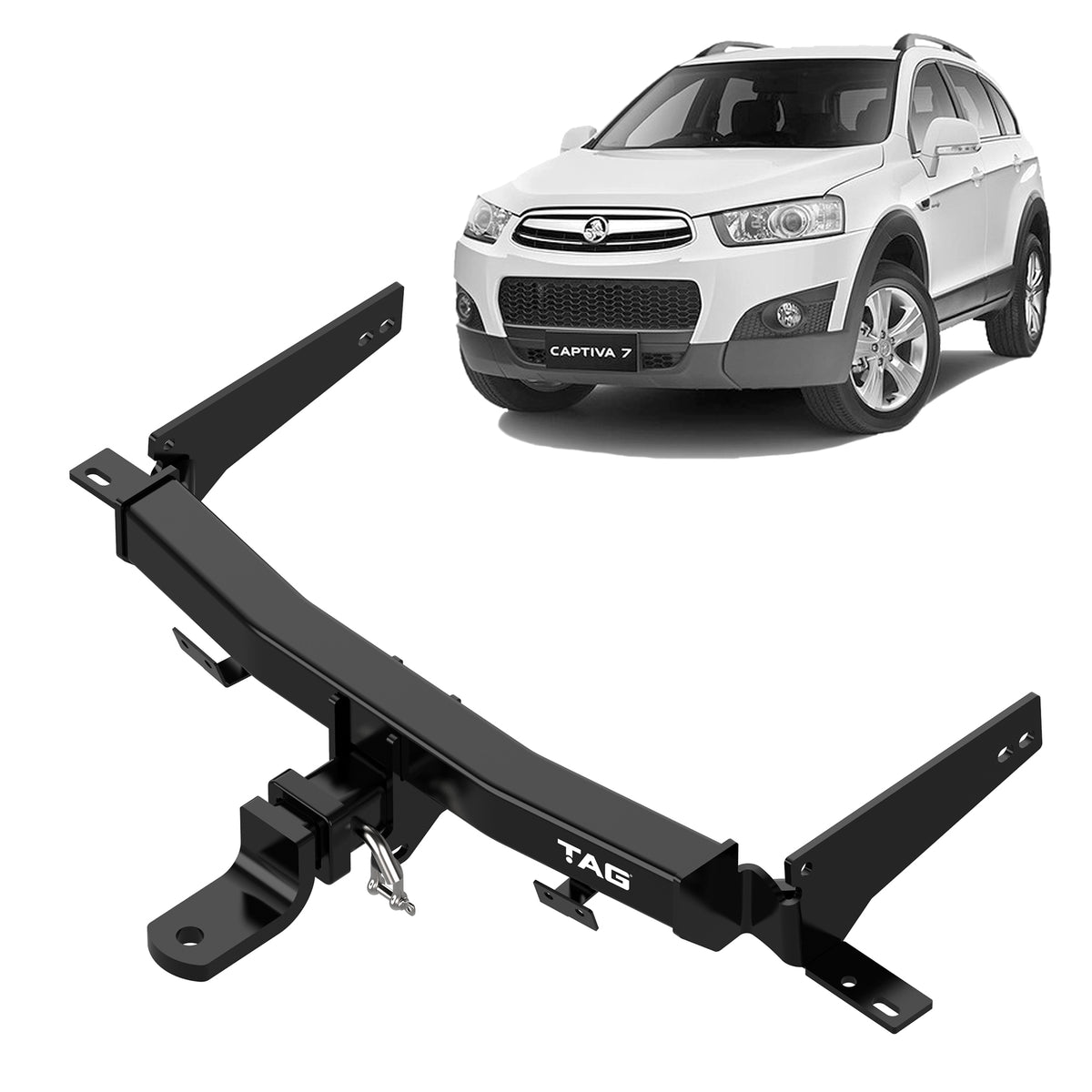 TAG Heavy Duty Towbar for Holden Captiva 2006-2019 | 2000kg towing - T4H481