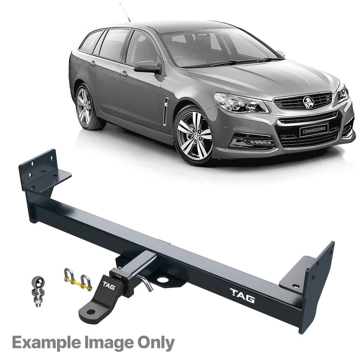 TAG Heavy Duty Towbar for Holden Commodore VE VF Wagon 2006-2017 | 2100kg towing - T4H485