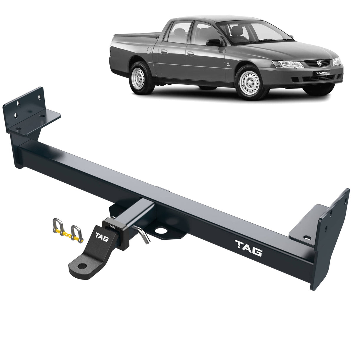 TAG Towbar Heavy Duty for Holden Crewman 2005-2007 | 2500kg towing - T4H492
