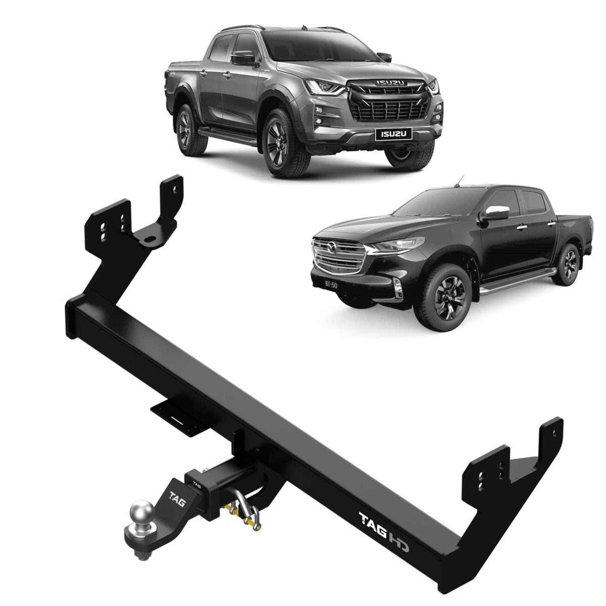 TAG - Mazda BT-50 (2020 - on), Isuzu D-MAX (2020 - on) Heavy Duty Towbar