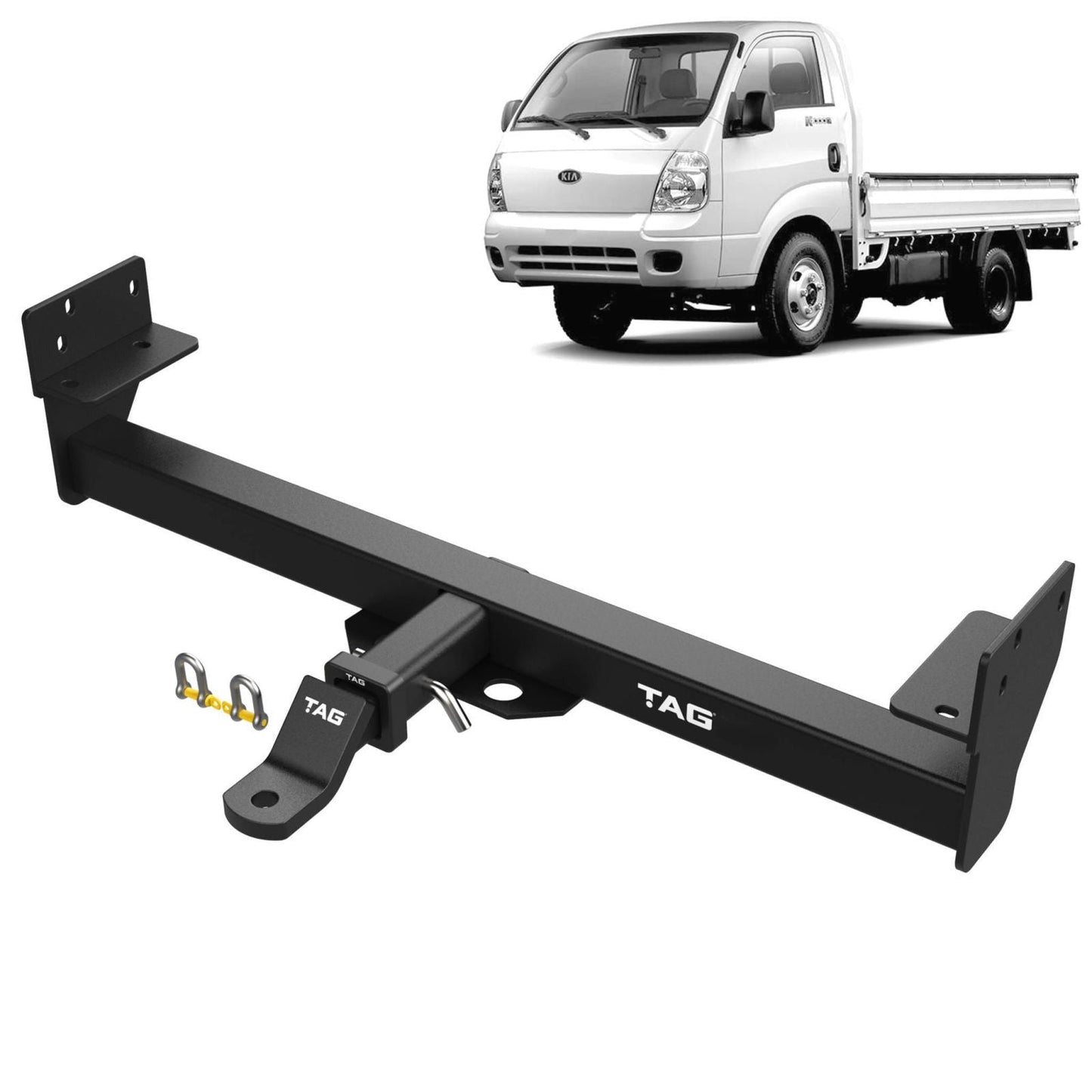 TAG - Kia K2900 (2008 - 2012), K2700 (2002 - 2008) Heavy Duty Towbar & Universal Wiring Harness