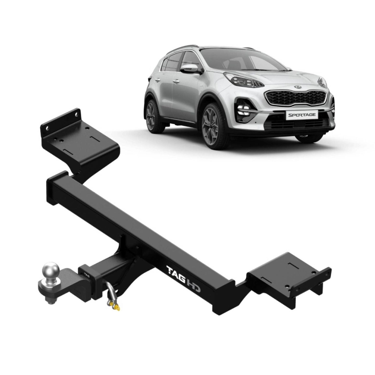 TAG - KIA Sportage QL Series (2015 - 2021) SUV Heavy Duty Towbar & Universal Wiring