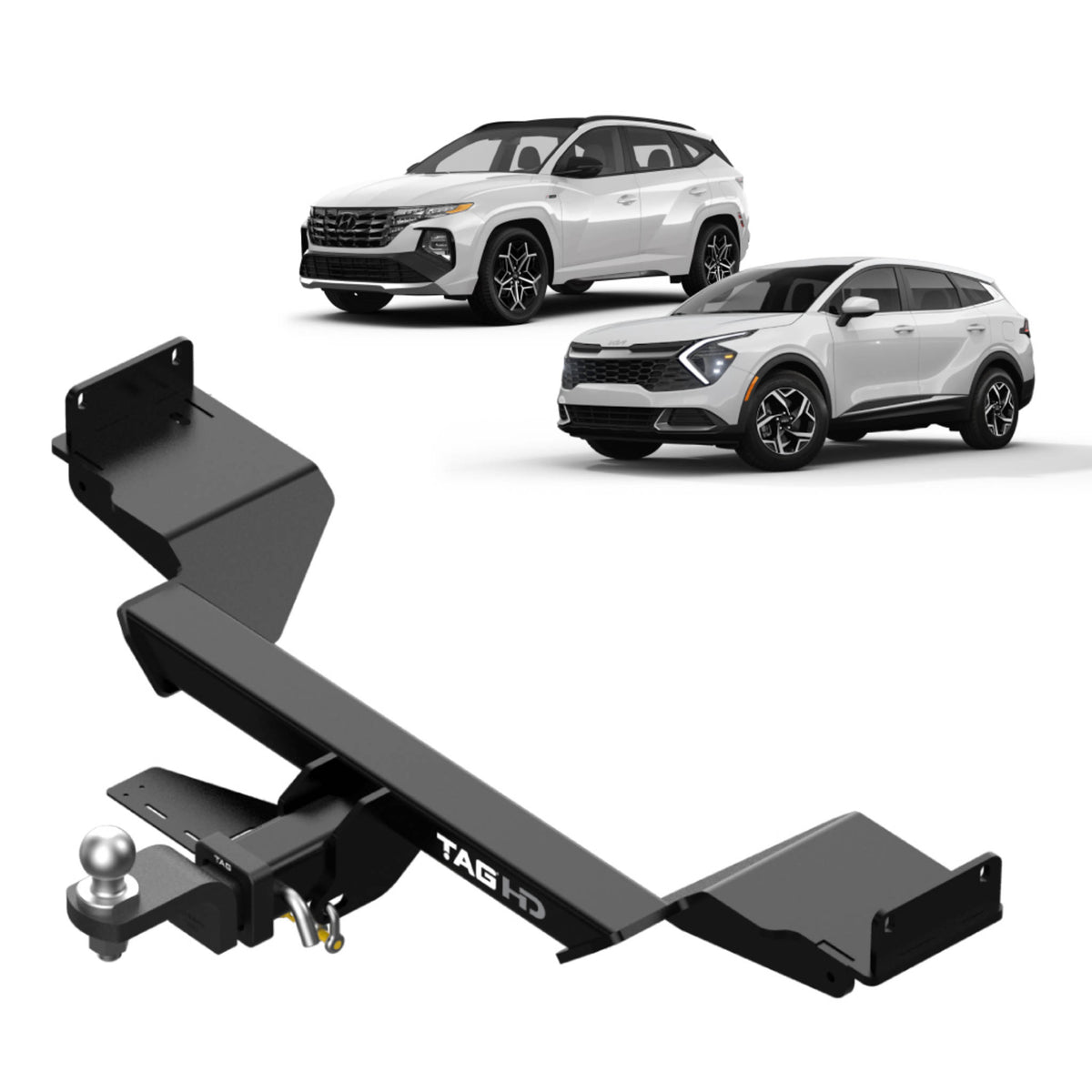 TAG Heavy Duty Towbar for Hyundai Tucson NX4 2021-on, Kia Sportage 2021-on | 1900kg towing - T4K844