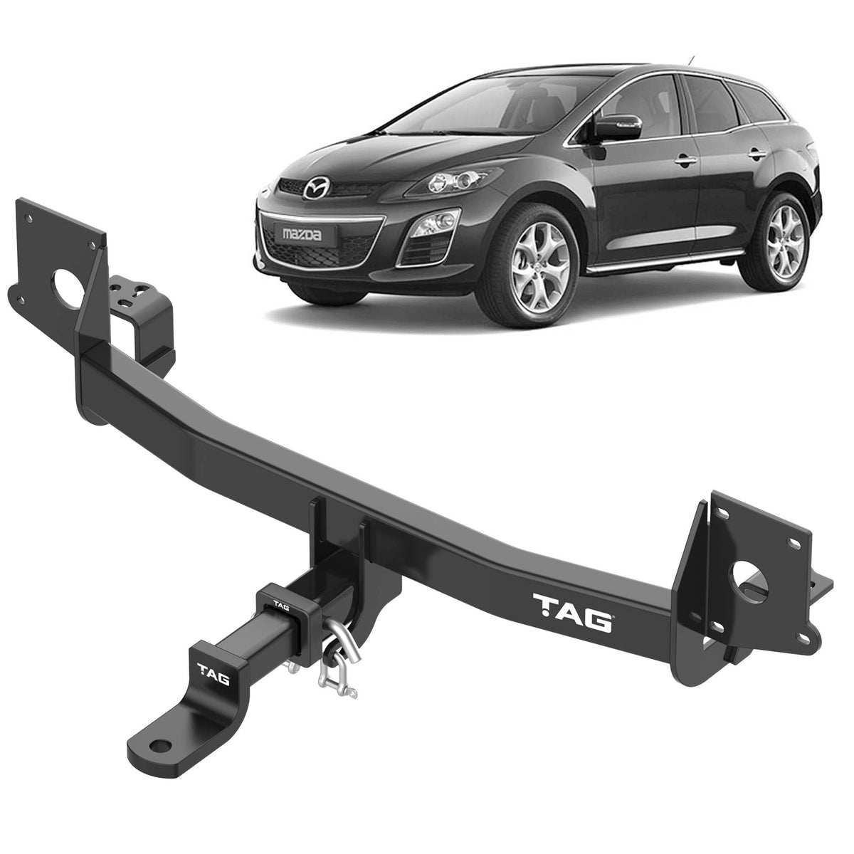 TAG Towbar Heavy Duty for Mazda CX-7 2009-2014 | 1600kg towing - T4M553