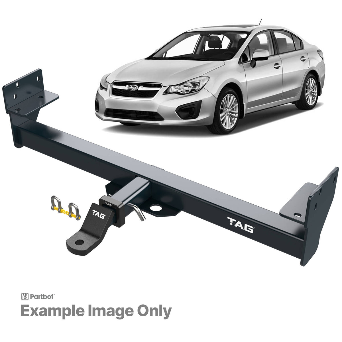 TAG Towbar Heavy Duty for Subaru Impreza 2008-2012 | 1200kg towing - T4S517
