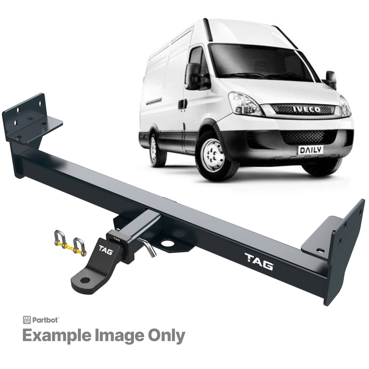 TAG Towbar Heavy Duty for Iveco Daily Iii 1999-2006 | 3500kg towing - T4X996