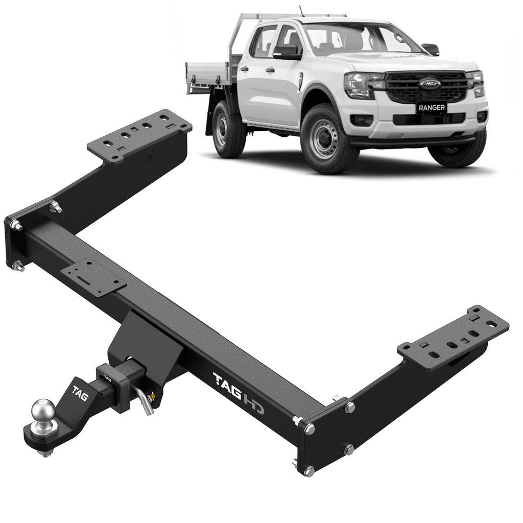 TAG - Heavy Duty Towbar for Next-Gen Ford Ranger (Extended Trayback 06/2022 - on), Volkswagen Amarok (Extended Trayback 12/2022 - on)
