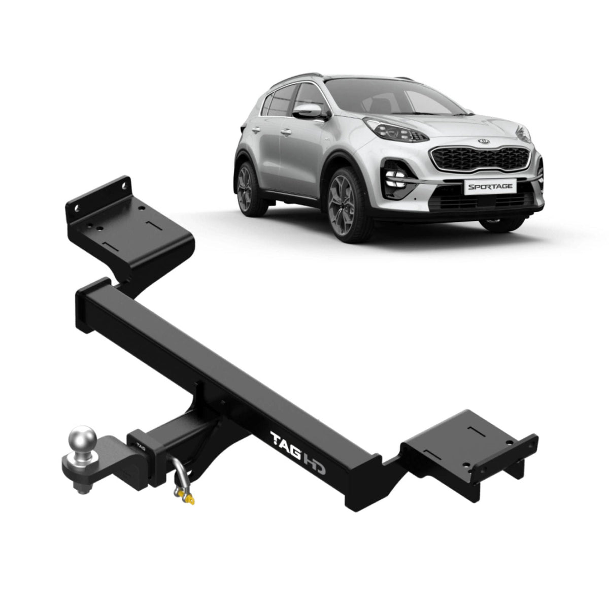 TAG - KIA Sportage QL Series (2015 - 2021) SUV Heavy Duty Towbar & Universal Wiring
