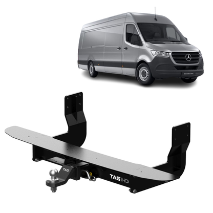 TAG - Mercedes-Benz Sprinter Van 904, VS30 Wide Chassis (2019 - On) Heavy Duty Towbar & Direct Fit Wiring