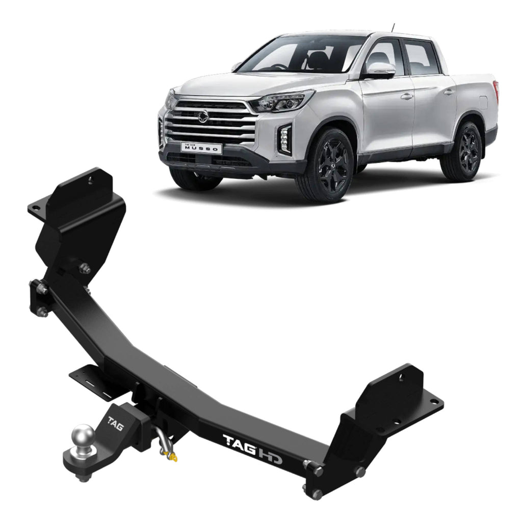TAG - SsangYong Musso Ute Short Wheel Base (2018 - On) Heavy Duty Towbar