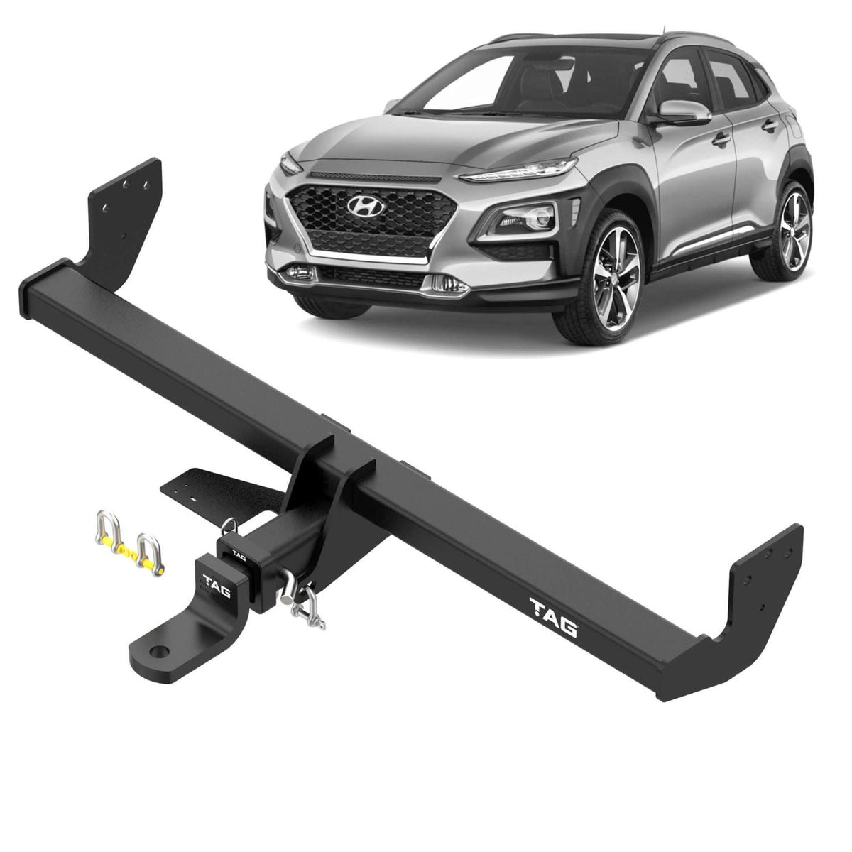TAG - Heavy Duty Towbar & Direct Fit Wiring for Hyundai Kona (06/2017 - 04/2023)