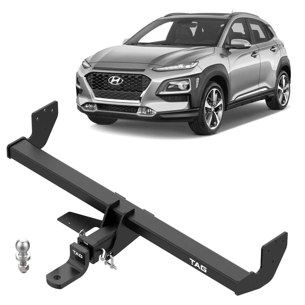 TAG Towbar Heavy Duty for Hyundai Kona 2017-2023 | 1300kg towing - T7Z801