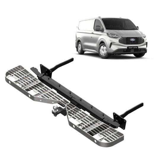 TAG Rear Step & Towbar for Ford Transit Custom AV 2023-on, Ford Tourneo 2024-on, Volkswagen Transporter 2024-on | 2800kg towing - T8F875-K010