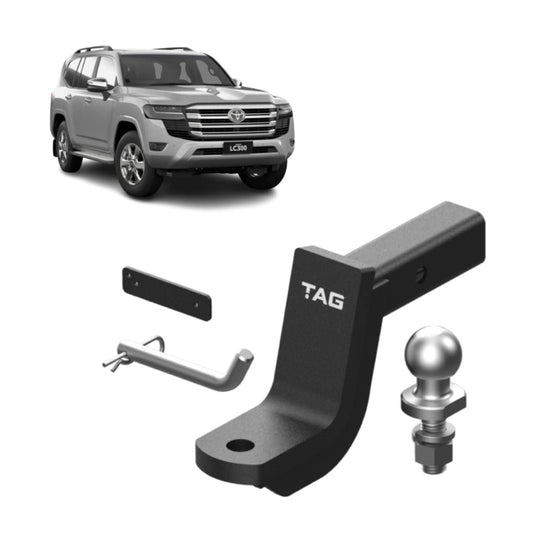 TAG - Toyota Landcruiser 300 Series (2021 - on) 50mm Towbar Hitch & Wiring Harness Kit