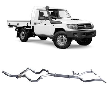 Redback 4x4 Extreme Duty Twin Exhaust - Toyota Landcruiser 70 Series (2007 - 2016) Performance Exhaust System