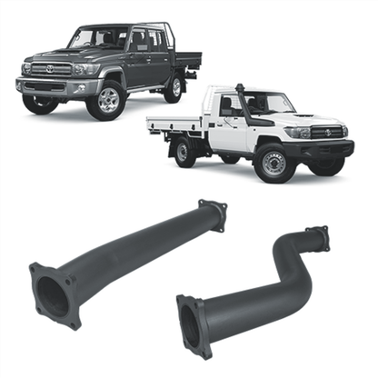 Redback Extreme Duty - Toyota Landcruiser 79 Series Double Cab (2012 - 2016) with Auxiliary Fuel Tank Performance Exhaust System