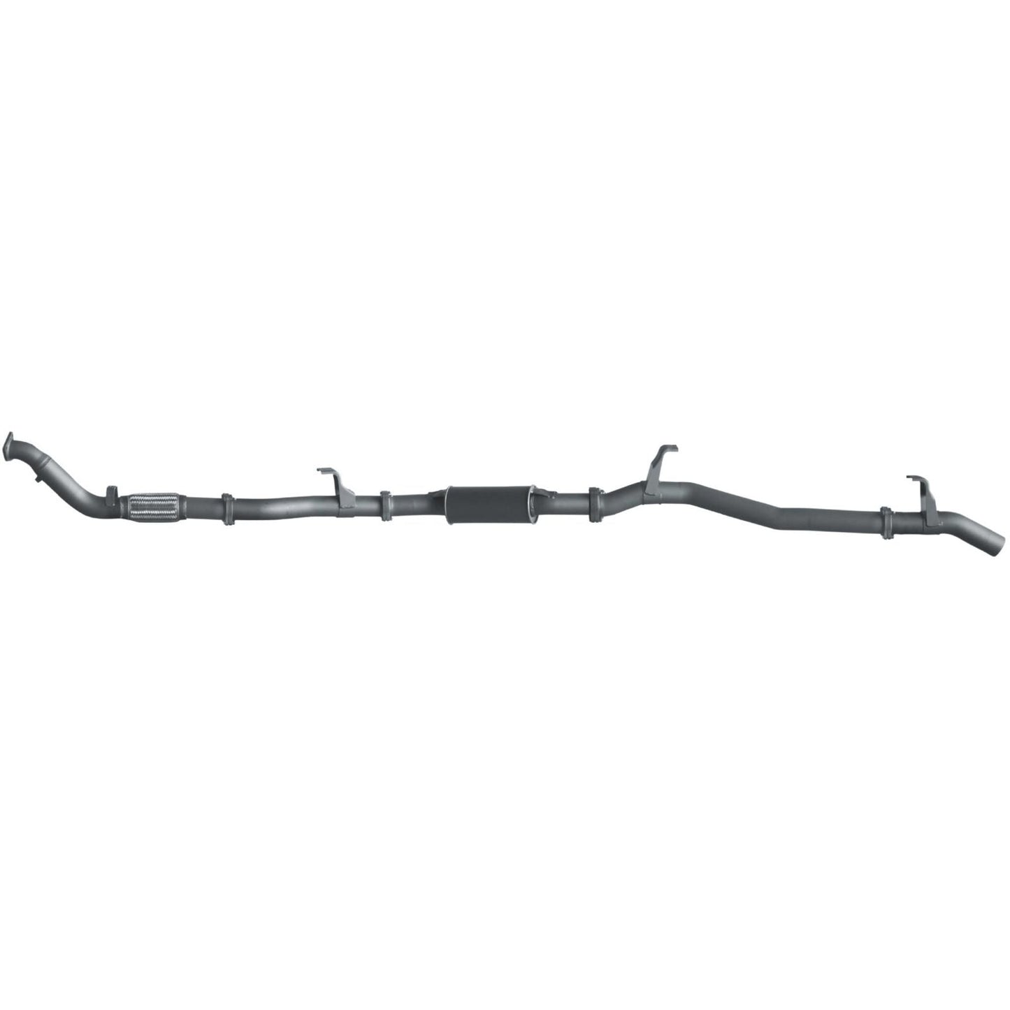 Redback Extreme Duty - Toyota Landcruiser 76 Series Wagon (2007 - 2016) with Auxiliary Fuel Tank Performance Exhaust System