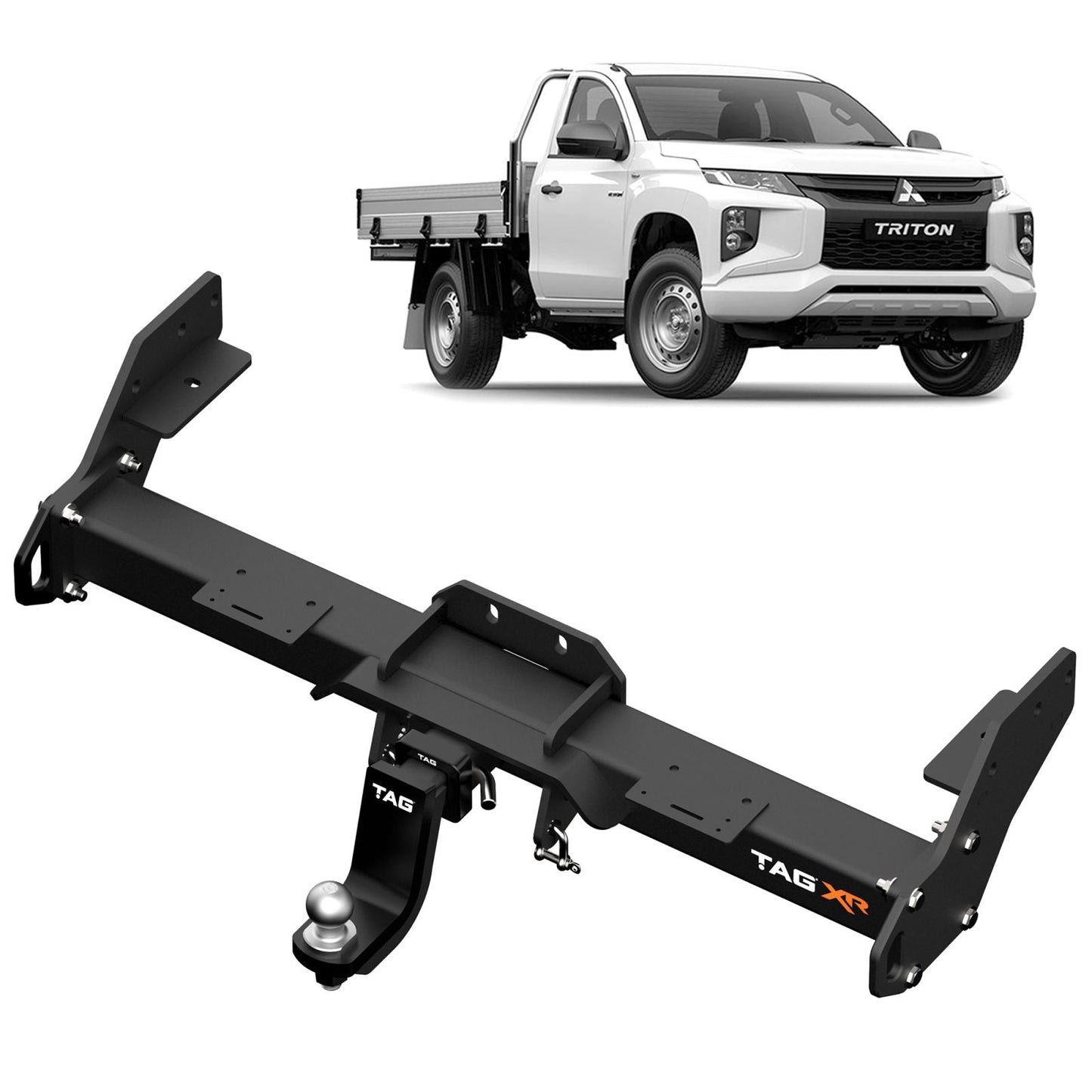 TAG - Mitsubishi Triton MR Series (2018 - 2024) Extreme Recovery Towbar & Direct Fit Wiring