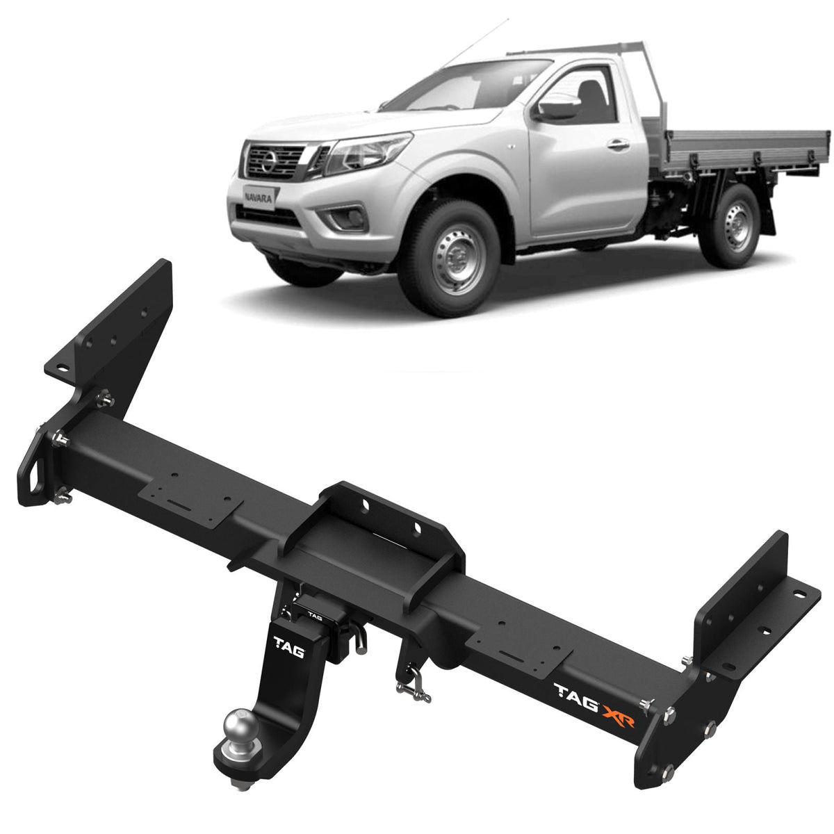 TAG - 4x4 Recovery Towbar for Nissan Navara Cab Chassis (03/2015 - on)