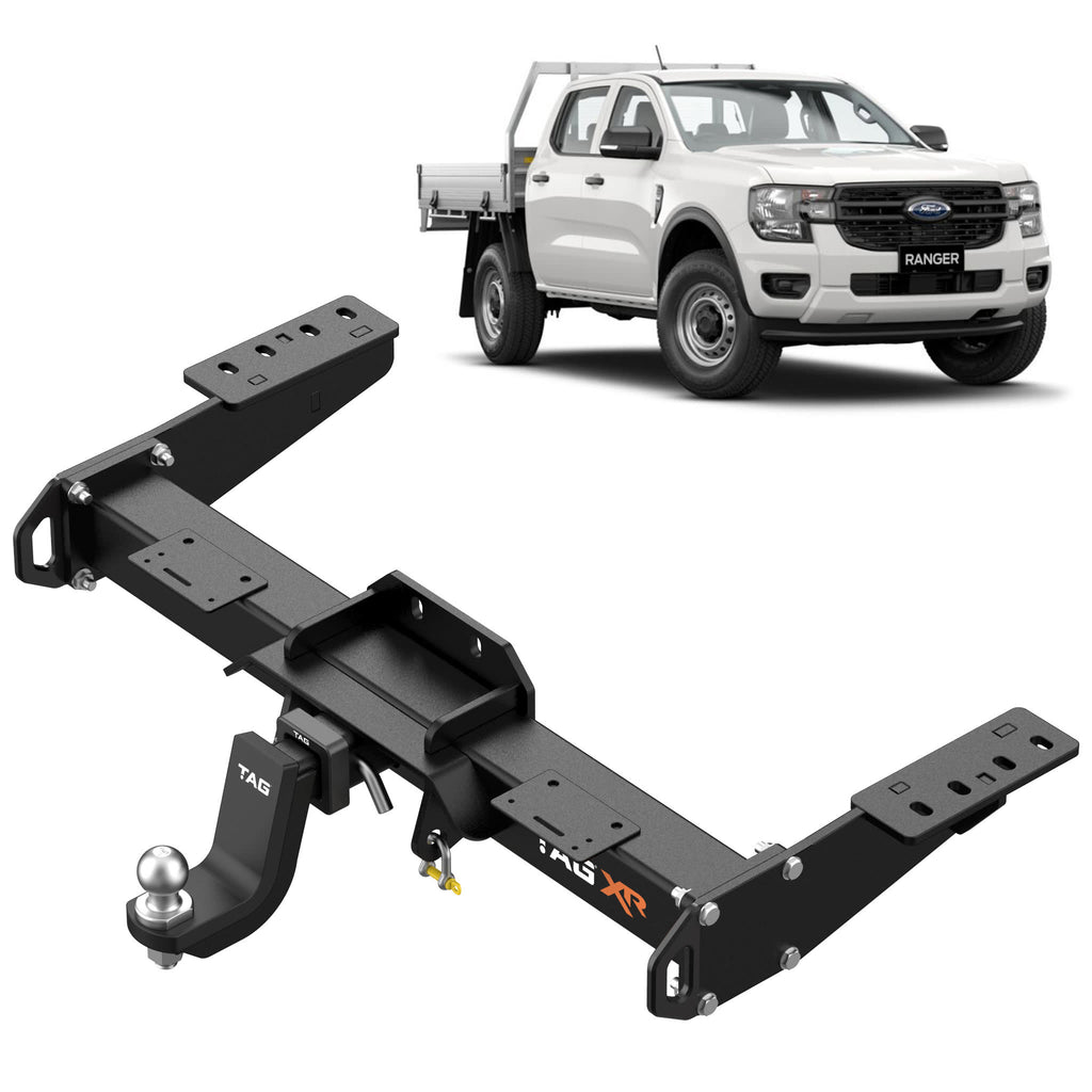TAG - Next-Gen Ford Ranger (Cab Chassis 2022 - on), Volkswagen Amarok (Cab Chassis 2022 - on) 4x4 Recovery Towbar
