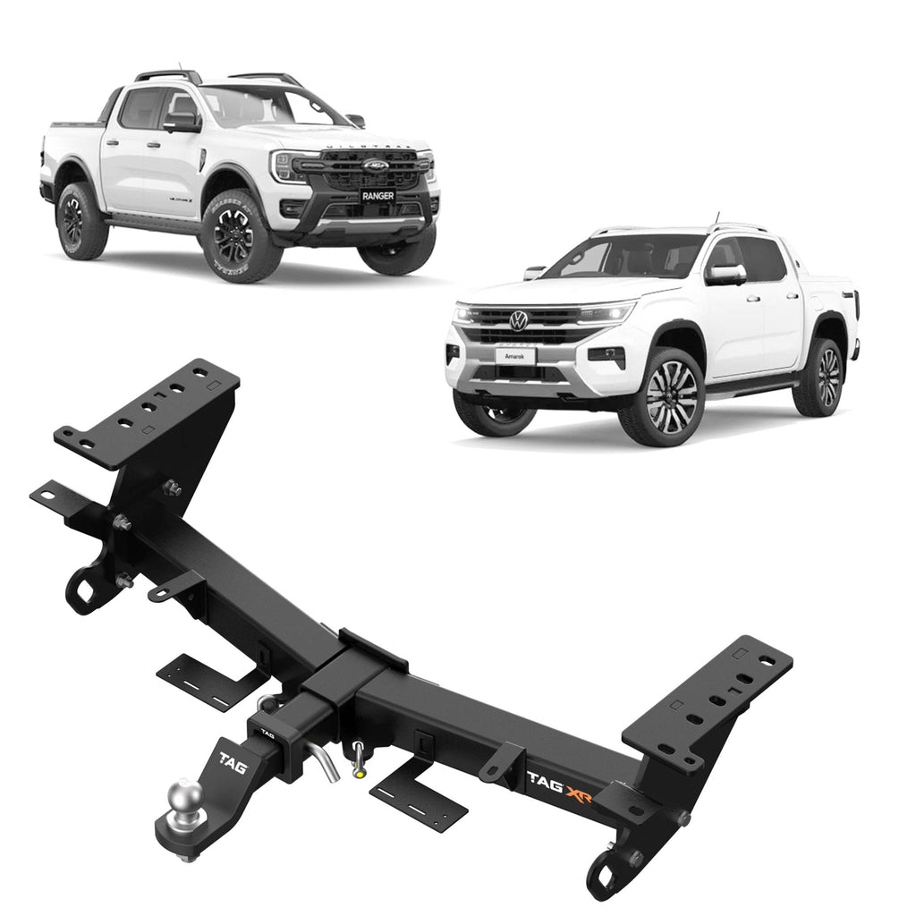 TAG - Towbar to Suit Ford Ranger Next-Gen (Styleside Ute 2022 - on), Volkswagen Amarok (2022 - on) 4x4 Recovery Towbar
