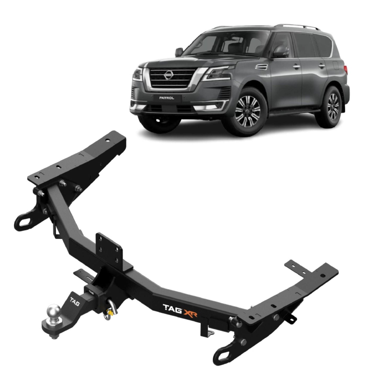 TAG - Nissan Y62 Patrol Series 1-5 (2012 - on) Extreme Recovery Towbar & Direct Fit Wiring Harness