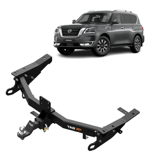 TAG - Nissan Y62 Patrol Series 1-5 (2012 - on) Extreme Recovery Towbar & Direct Fit Wiring Harness