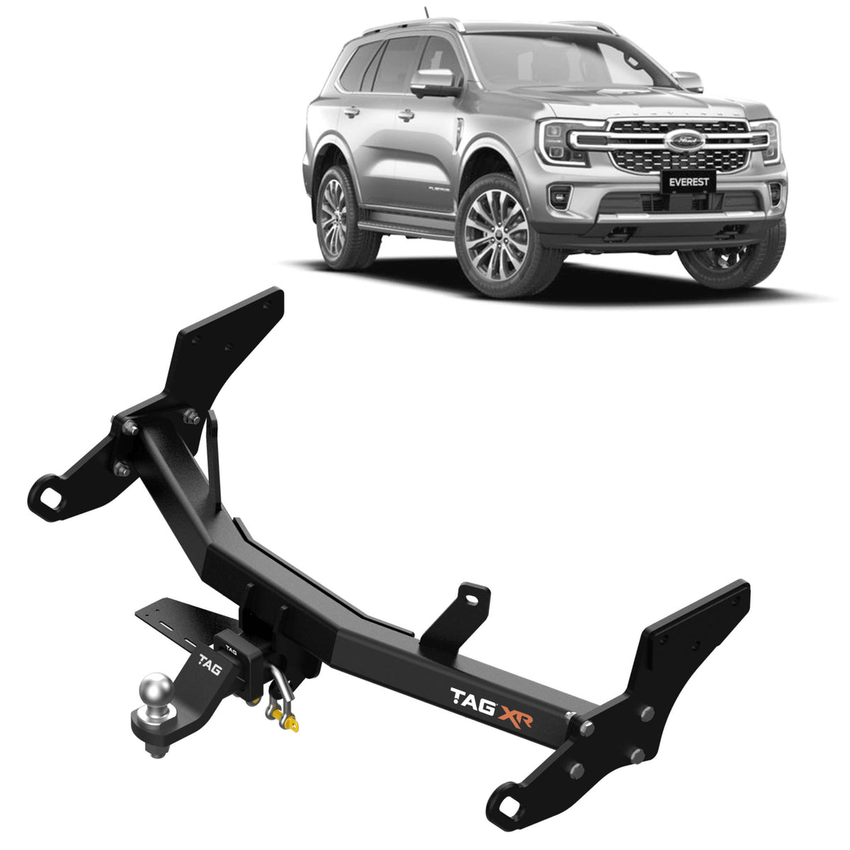 TAG 4x4 Recovery Towbar for Ford Everest Next-Gen 2022-on | 3500kg towing - TXR861