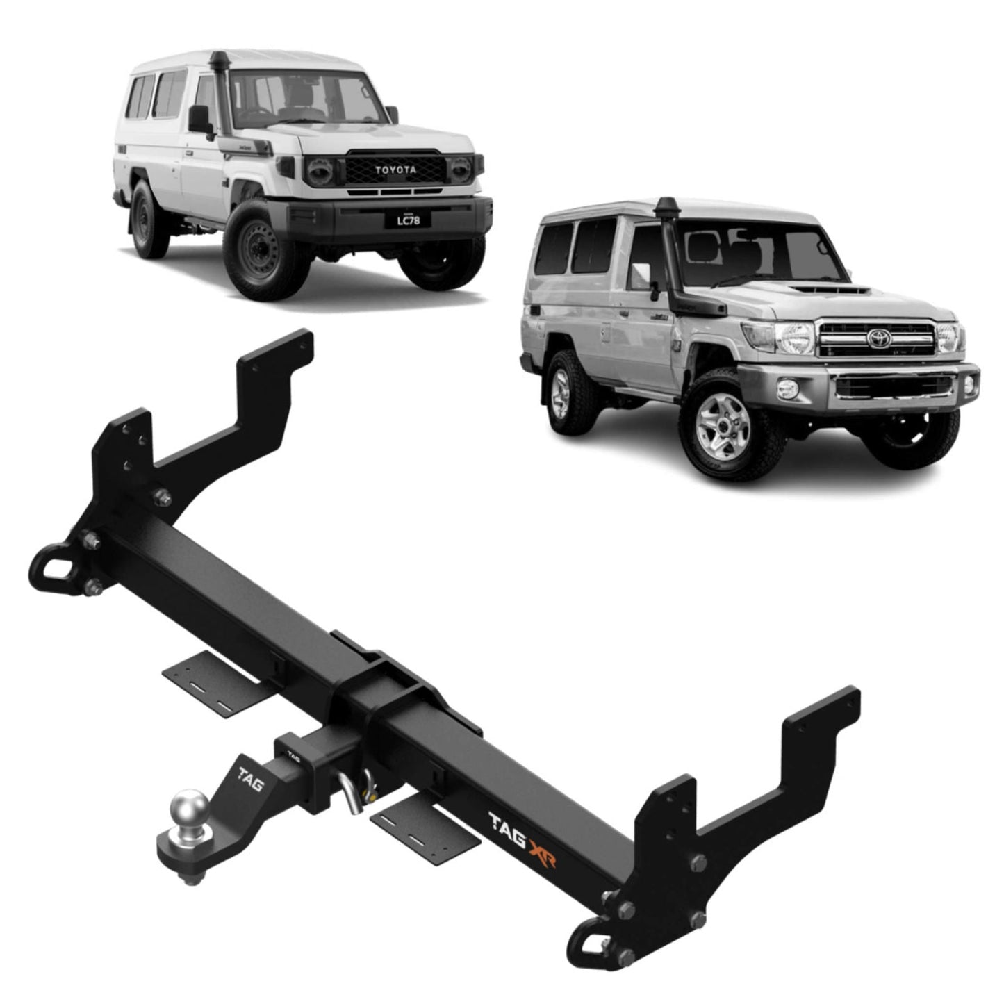 TAG - Toyota Landcruiser 78 Series Troopy (1991 - on) 4x4 Recovery Towbar