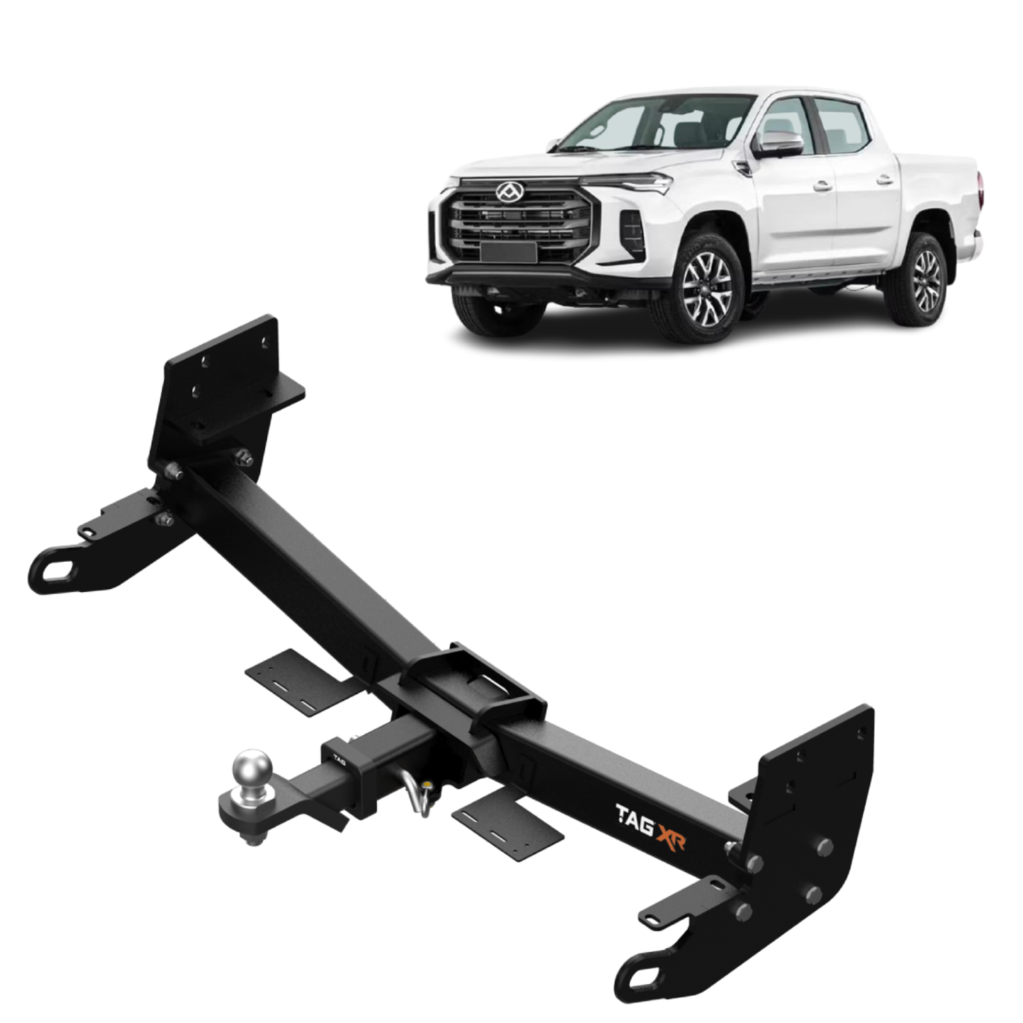 TAG - LDV T60 T60 Max (2017 - 2024) Styleside Tub Extreme Recovery Towbar & Wiring Kit