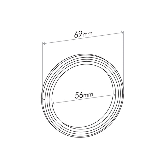 Redback Flange Gasket for various Toyota, Holden, Daihatsu & Mitsubishi vehicles - TYG143
