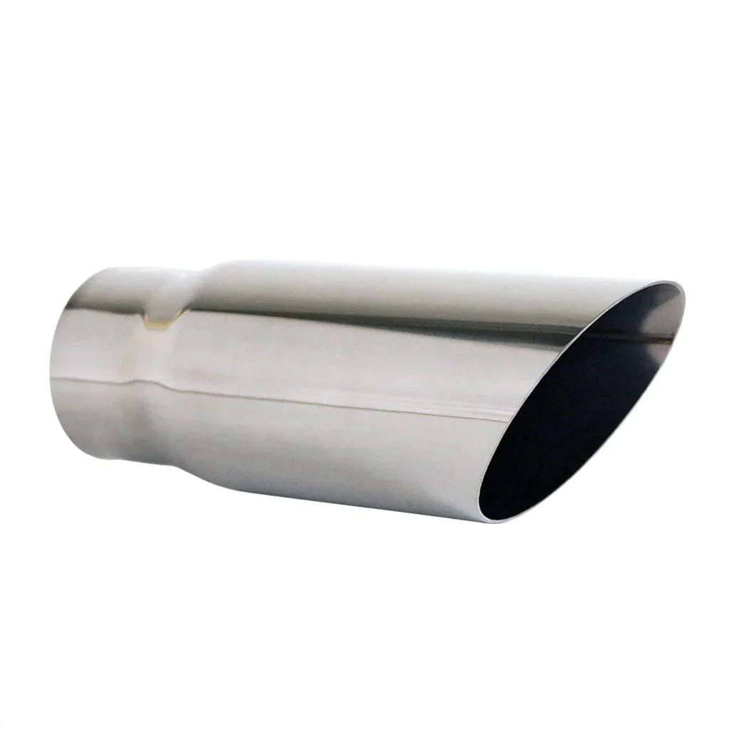Exhaust Tip - 1 3/4" Inch (In) 1 7/8" Inch(Out) 200mm Long (Angle Cut)