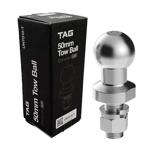 TAG - Chrome Plated Tow Ball - 50mm, 3.5 tonne