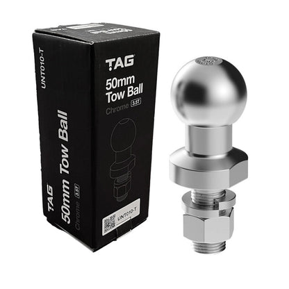 TAG - Ball Mount Hitch Kit (Lug + Locking Pin + Tow Ball + Ball Cover + Hitch Cover + Shin Protector)