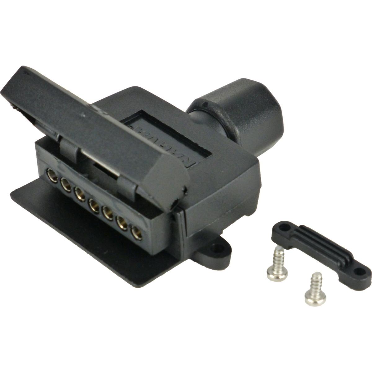 TAG 7 Pin Flat Socket with Reed Switch (Open Circuits) - UNT032RSF