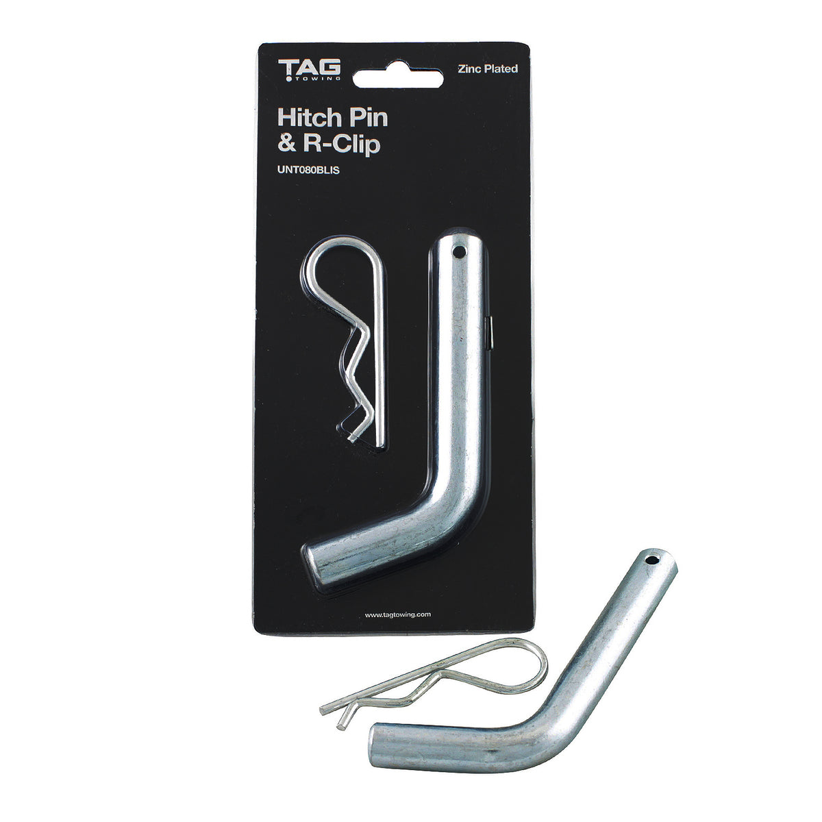 TAG Hitch Pin & R-Clip - UNT080BLIS