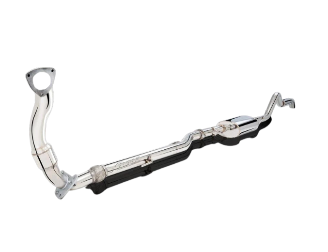 XForce - NISSAN NAVARA D40 STX AUTO (2011-2015), 3″  Stainless Steel Turbo Back System with Hi-flow Metallic Cat