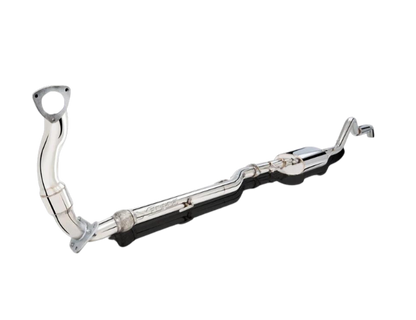 XForce - NISSAN NAVARA D40 STX AUTO (2011-2015), 3″  Stainless Steel Turbo Back System with Hi-flow Metallic Cat