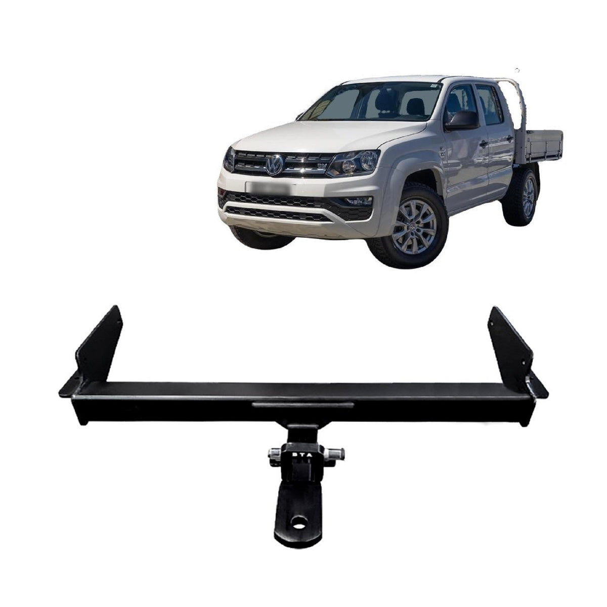 BTA Towbar - Volkswagen Amarok Pro Series Tray (02/2011 - 12/2022) - Heavy Duty 3500kg Capacity