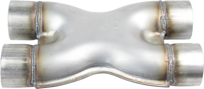 Redback X-Pipe - Twin, 63mm(2-1/2"), 409 Stainless - XP063-409