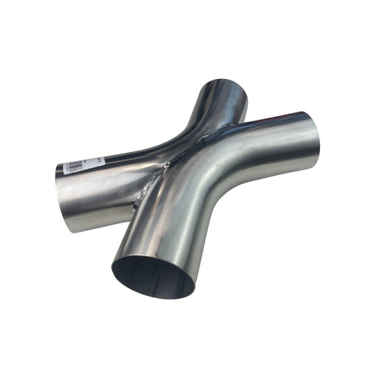 Redback X-Pipe Twin 3" (76mm) 304 Fabricated - XP076-304F