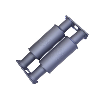 Redback Extreme Duty Twin - Toyota Landcruiser 76 Series Wagon (2007 - 2016) Performance Exhaust System