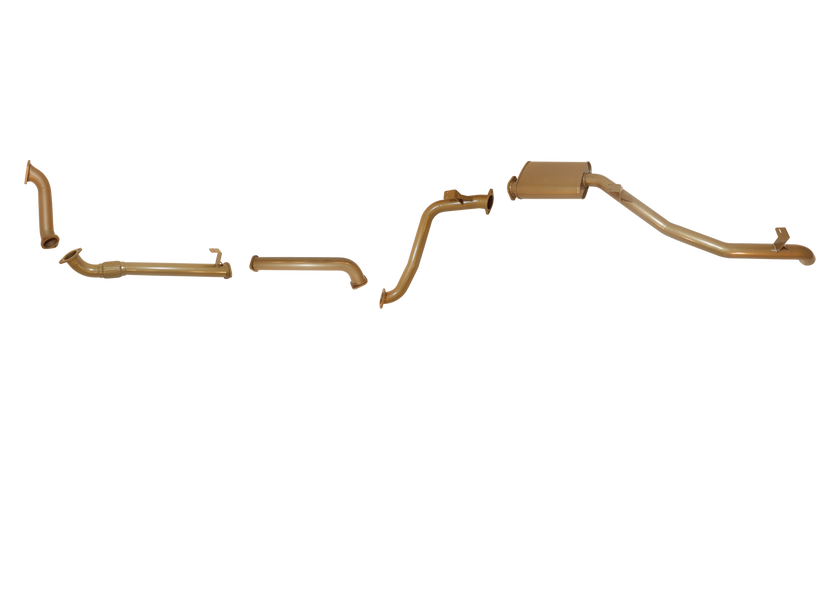 King Brown - Toyota Landcruiser 78 Series 1HDJ 6 Cylinder Turbo Diesel Troopy Aug 2001 to  March 2007 - Single 3" Kit
